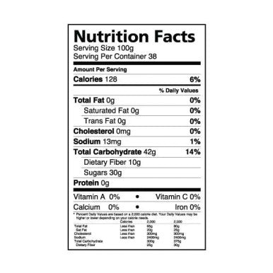 Bossen Lychee Star-Shaped Jelly Topping 8.38 lb. (3.8 kg) - 4/Case | Exotic Lychee