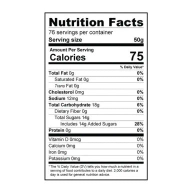 Bossen Coffee Jelly Topping 7.28 lb. (3.29 kg) - 4/Case | Rich Coffee Flavor