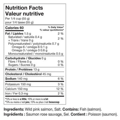 Ocean's Wild Pink Salmon, 6 x 213 g - Delightful and Nutrient-Rich Seafood