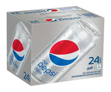 Pepsi Soda Pepsi Diet Cube 355 ML/0.78 LBS (24/Case)