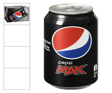 Pepsi Zero Sugar Soda Bold Cola Flavor 355 ML/12 ounces (12/Case)