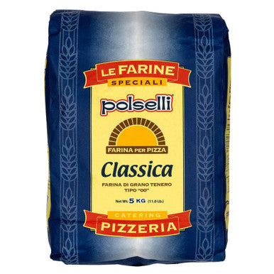 Polselli Classica 00 Flour - 2 × 5 kg | Premium Italian Flour for Authentic Recipes