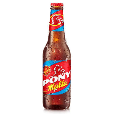 Pony Malta Soda 12 oz (24-Case) - Glass Bottled Non-Alcoholic Malt Beverage: The Authentic Taste of Colombia