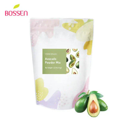 Bossen Avocado Bubble Tea Powder Mix 2.2 lb. (1 kg) | Creamy Flavor(10/Case)