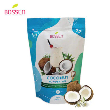Bossen 1 kg (2.2 lb.) Coconut Powder Mix - Tropical Indulgence for Bubble Tea(10/Case)