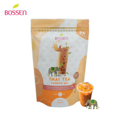 Bossen 1 kg (2.2 lb.) Thai Tea Powder Mix - Bubble Tea Bliss(10/Case)