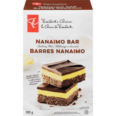 President’s Choice Nanaimo Bar Baking Mix 740g (6 pack)