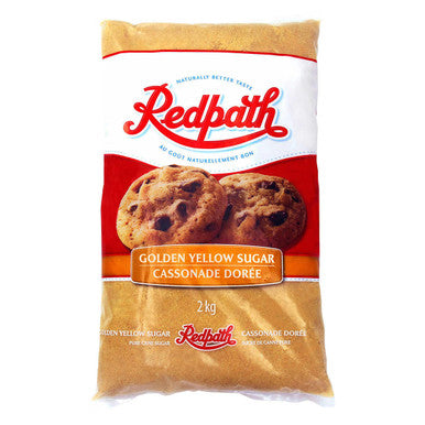 Redpath Golden Yellow Sugar - 2 kg | Rich and Mellow Sweetener