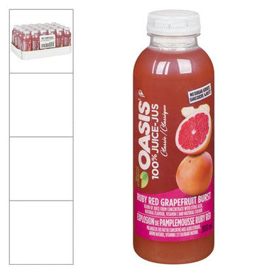 Oasis Juice Grapefruit Ruby Red Burst 300ml/10.14oz (24/Case) - Canadian Made