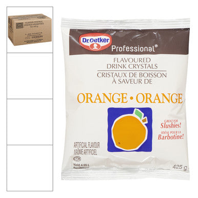 Oetker Flavour Orange Crystals 425g/15oz (12/Case) - Canadian Made