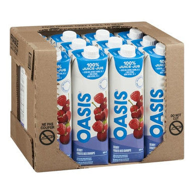 Oasis Juice Wild Berry 960ml/32.46oz (12/Case) - Canadian Made