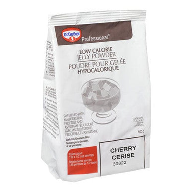 Oetker Gelatin Powder Lemon Low Calorie 500g/1.10Lbs (2/Case)-Canadian Made