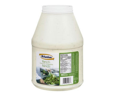 Richardson Dressing Ranch Gourmet 4L/1.05 Gallon (2/Case)- Canadian Made
