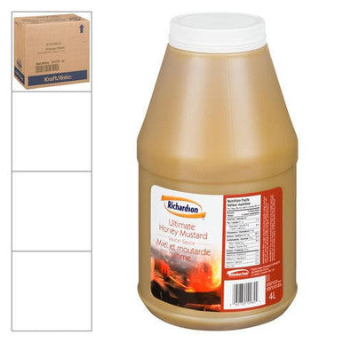 Richardson Sauce Honey Mustard Ultimate 4 LT (8.8 lbs) (2/Case)- Canadian Made