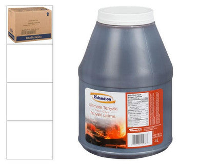 Richardson Sauce Teriyaki Glaze Ultimate 4 LT/1.05 Gallon  (2/Case)
