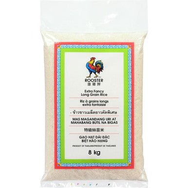 ROOSTER Long Grain Rice 8 kg ( 2 Pack )