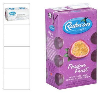Rubicon Drink Passion Fruit Exotic 1 L/33 ounces (12/Case)