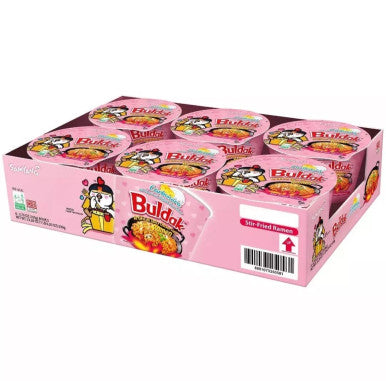 Samyang Buldak Carbonara Spicy Chicken Ramen 3.7oz (6 Bowls)