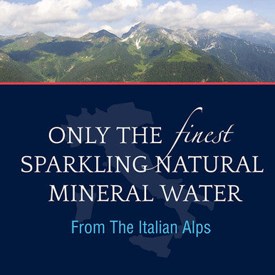 San Pellegrino Sparkling Natural Mineral Water, Plastic Bottles - 1 Litre (Pack of 12)