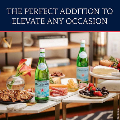 San Pellegrino Sparkling Water, Plastic Bottles - 1 L (12/CASE) Pallet of 64 Cases