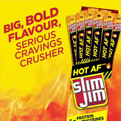 Slim Jim Giant - Hot AF 27.5g Stick, 24 Count