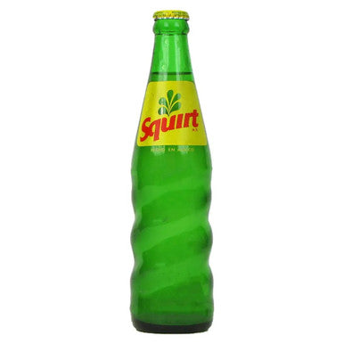 Squirt Soda 12 oz (12-Case) - Caffeine-Free, Grapefruit-Flavored Mexican Soft Drink