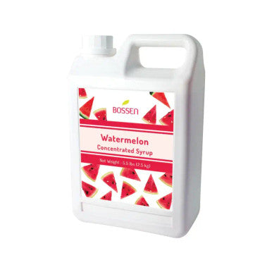 Bossen Watermelon Bubble Tea Concentrated Syrup 64 fl. oz. (1.89 L) | Real Watermelon(6/Case)