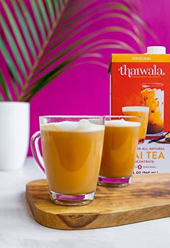 Thaiwala Original Thai Black Tea 1:1 Concentrate - 946ml (32 fl. oz) - Authentic Flavor (12/case)