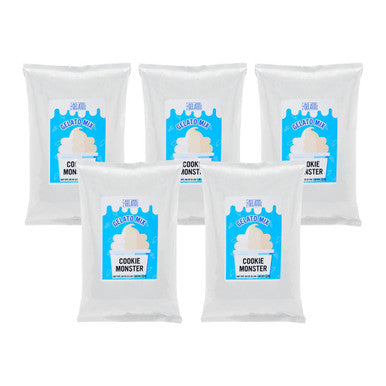 The Gelato Lab Cookie Monster Soft Serve Mix 3 lb/1.36 kgs - 5/Case