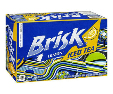 Lipton Iced Brisk Lemon Tea 355 ML/12 oz (12/Case)