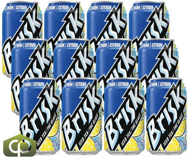 Lipton Iced Brisk Lemon Tea 355 ML/12 oz (12/Case)