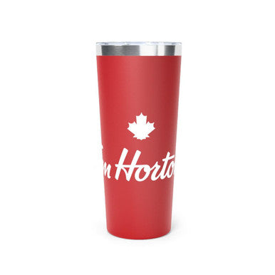 Tim Hortons Canadian Copper Vacuum Insulated Coffee Tea Tumbler, 22oz