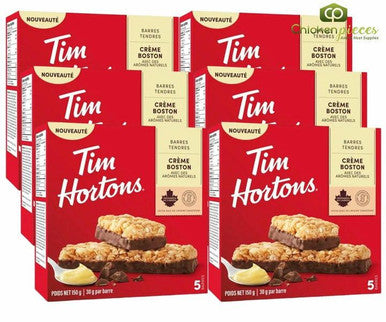 Tim Hortons Boston Cream Granola Bar 5 Pack 150g/5.29 oz (6/Case)
