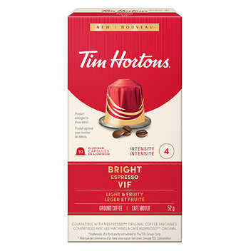 Tim Hortons Espresso Capsules - Nespresso Original Line Compatible Variety Pack - 60-Count