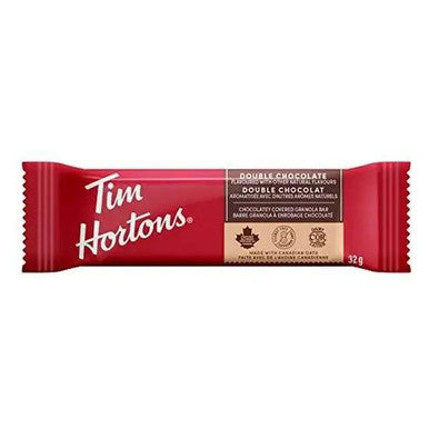 Tim Hortons Granola Bar Double Chocolate, 5 Bars 160g/5.64 oz (6/Case)