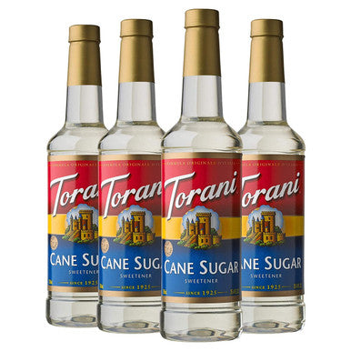 Torani  Cane Sugar Sweetener, 25.4 Ounces With Pumps  bundle (Pack of 4)