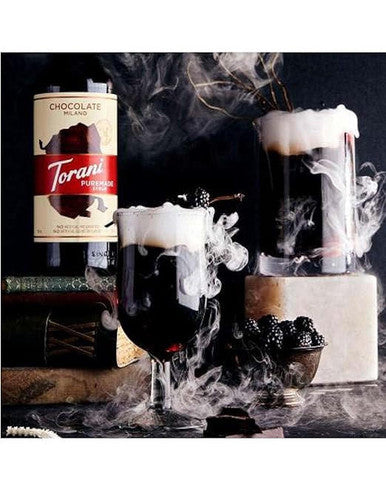 Torani Puremade Chocolate Milano Flavoring Syrup - 750 mL (12/Case)