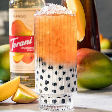 Torani Puremade Mango Flavoring Syrup - 750 mL of Tropical Bliss (12/Case)