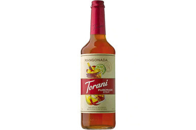 Torani Puremade Mangonada Flavoring Syrup - 750 mL of Fragrant Mango (12/Case)