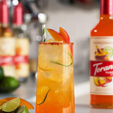 Torani Puremade Mangonada Flavoring Syrup - 750 mL of Fragrant Mango (12/Case)