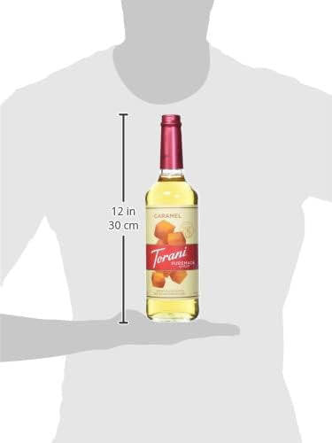 Torani Puremade Salted Caramel Flavoring Syrup - 750 mL of Sweet (12/Case)