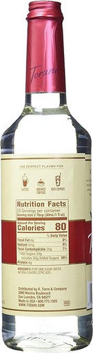Torani Puremade Signature Vanilla Flavoring Syrup - 750 mL of Sweet (12/Case)
