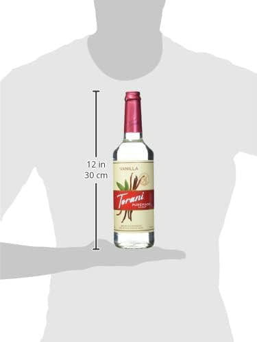 Torani Puremade Vanilla Flavoring Syrup 750 mL Glass Bottle (12/Case)