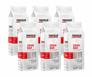 Trucillo GRAN BAR Strong Blend Creamy Coffee Beans 1 Kg / 2.2 lbs (6/Case)