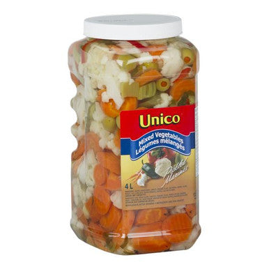 UNICO Mixed Vegetables Pickled, Club Pack 4Litre (2 Pack)