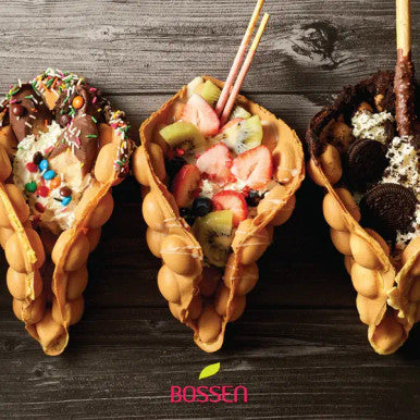 Bossen 2.2 lb. (1 kg) Bubble Tea Waffle Powder Mix | culinary creations(10/Case)