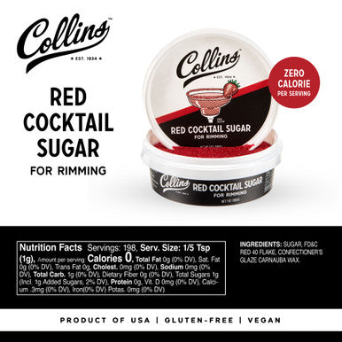 7 oz. Red Sugar by Collins