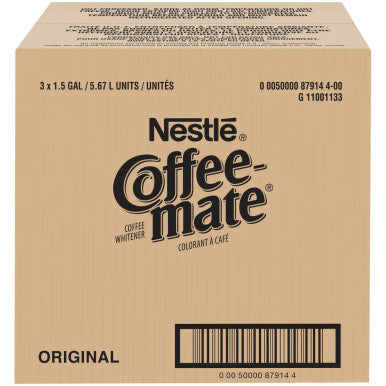 Coffee-mate Original Bulk Liquid Coffee Whitener Concentrate 3 x 5.678 L