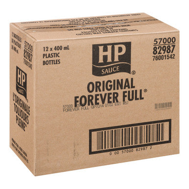 Heinz Original Forever Full Hp Sauce, Squeeze Bottle | 400ML/Unit, 12 Units/Case