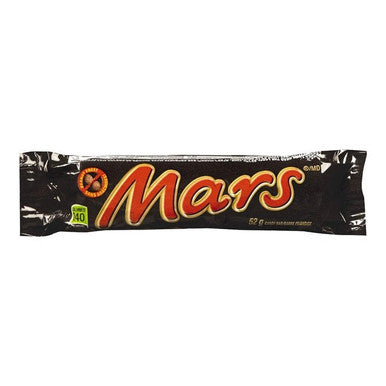 MARS Mars Chocolate Bars, 52G, Single, Box | 48UN/Unit, 1 Unit/Case